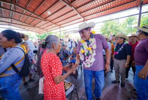 Félix Salgado en Guerrero lama a mantener la lucha por la 4T