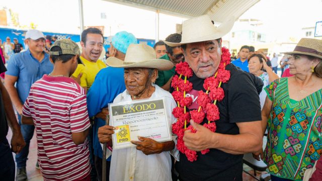 Félix Salgado convoca a seguir luchando en Marquelia por la 4T