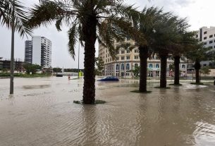 Récord de Lluvias en Emiratos Árabes Unidos