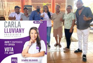 Carla Lluvyani del PES Promete Honestidad en Coyuca de Benítez