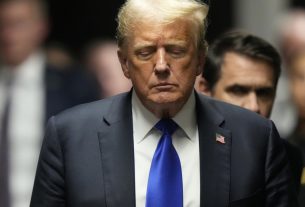 Donald Trump tras juicio en Nueva York