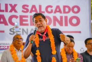 Félix Salgado Celebra el Triunfo de Claudia Sheinbaum