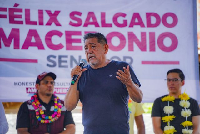 Félix Salgado insta al voto útil por Morena en camino al Senado
