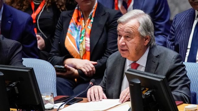 Guterres le dice a Israel que las Órdenes de la CIJ son obligatorias