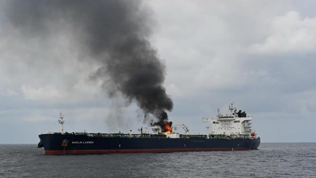 Ataque a buque mercante británico frente a las costas de Yemen