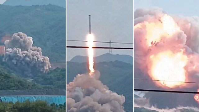 Desastre en prueba del cohete tianlong-3 de Space Pioneer