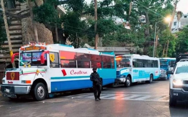 Refuerzan seguridad en transporte público de Acapulco