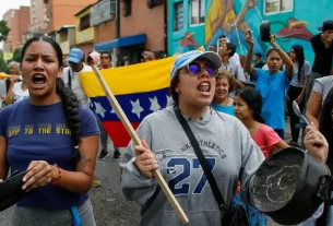 Estallan protestas contra la reelección de Nicolás Maduro