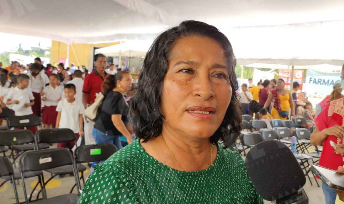 Abelina López evita hablar sobre la violencia en Acapulco