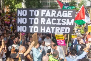 Multitudinarias protestas antirracistas sacuden el Reino Unido