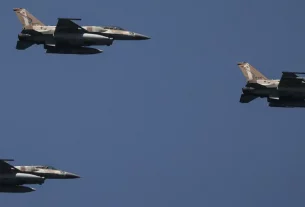 Israel lanza masivo bombardeo aéreo en el sur del Líbano