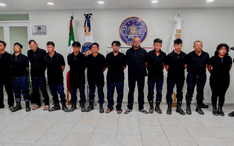 Detienen a 15 personas tras irrupción en Tecpan de Galeana