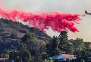 Cómo funciona el polvo rosado para combatir incendios