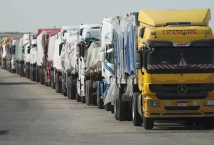 Más 900 camiones de ayuda humanitaria entraron a Gaza