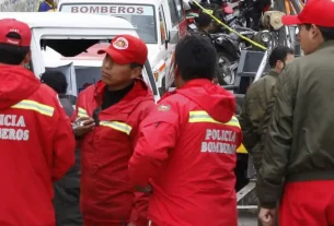 Accidente de autobús deja al menos 30 muertos en Bolivia