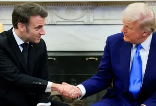 Macron y Trump prometen trabajar juntos por paz en Ucrania