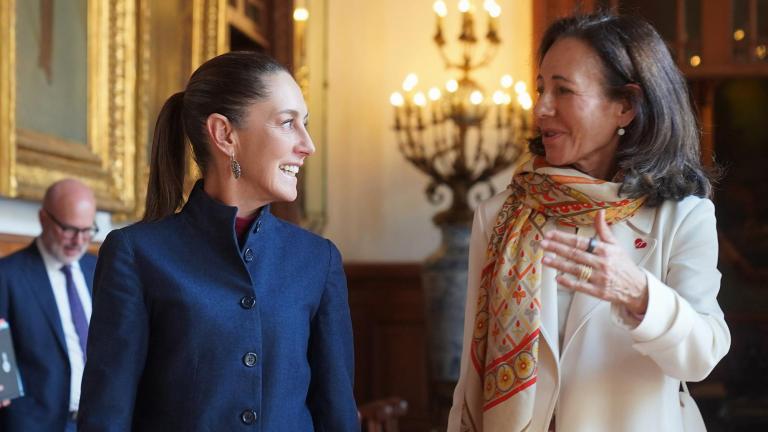 Sheinbaum y Ana Botín refuerzan la confianza de Santander
