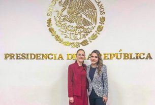 Evelyn Salgado refuerza seguridad en Guerrero con Claudia Sheinbaum