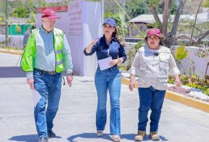 Evelyn Salgado supervisa obras de transformación en Chilpancingo