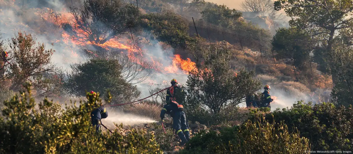 Calor extremo e incendios en Grecia, los Balcanes y Turquía