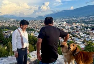 Salgado Macedonio y Aguilar Ortiz se reúnen en Perritos Felices