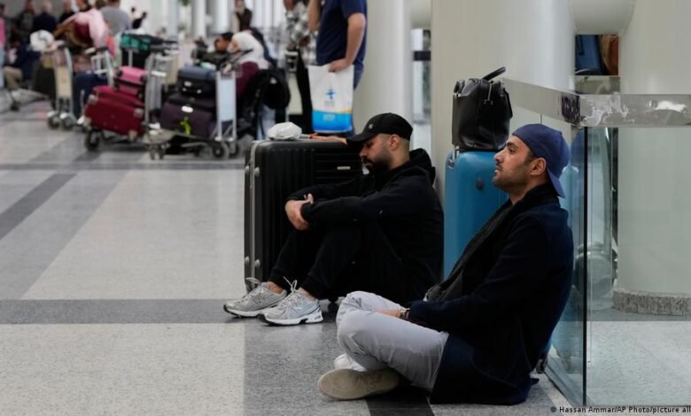 Continúan las cancelaciones de vuelos en Cercano Oriente