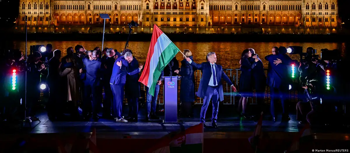 Líderes europeos felicitan a Péter Magyar por su victoria