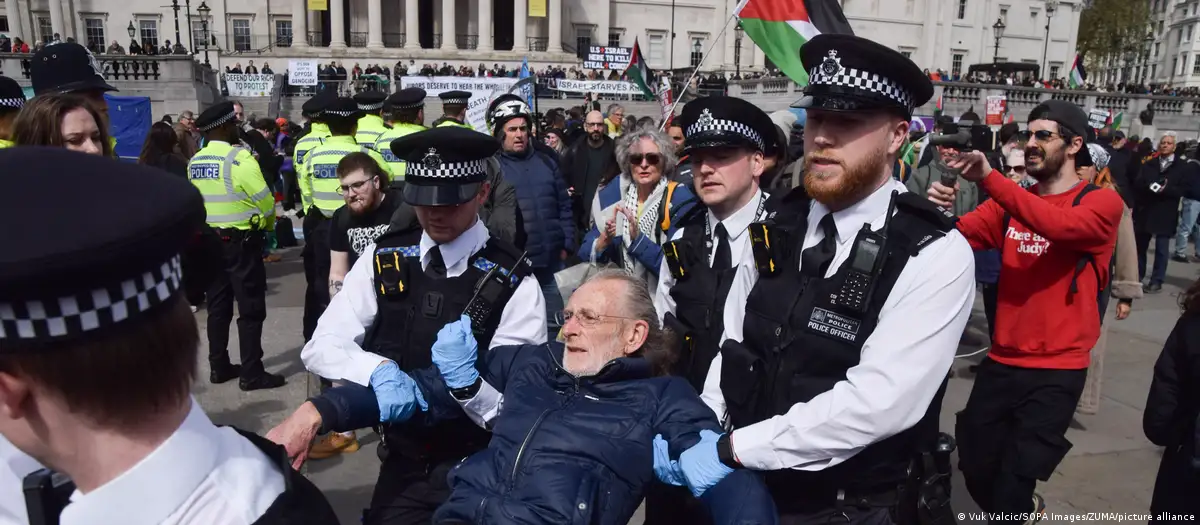 Londres 500 detenidos en otra protesta por Palestine Action