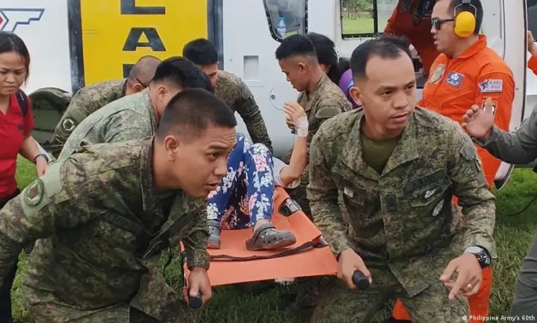 Edificio se derrumba en Filipinas y buscan a 19 personas