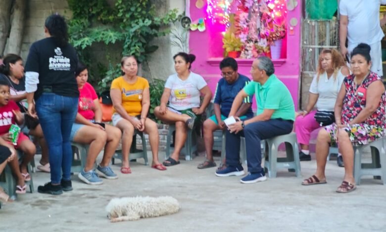 Fermín Alvarado en la colonia Insurgentes impulsa gestión y soluciones vecinales