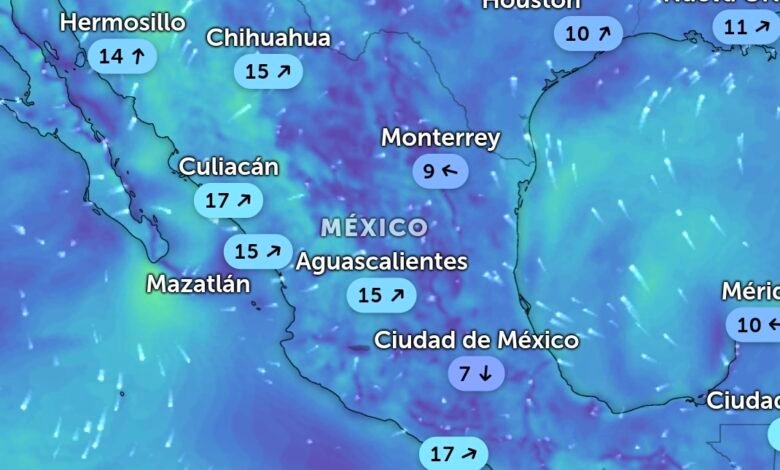 Lluvias intensas y cielo nublado en distintas regiones de México durante temporada de precipitaciones