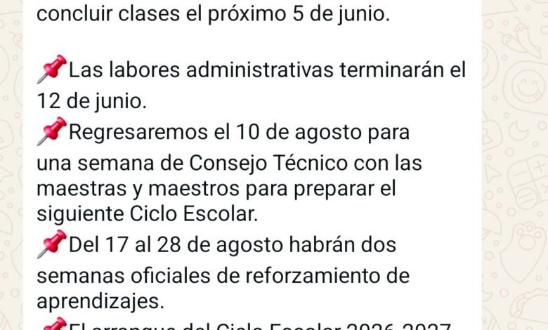 Mario Delgado anuncia modificación al Calendario Escolar 2025-2026 de la SEP