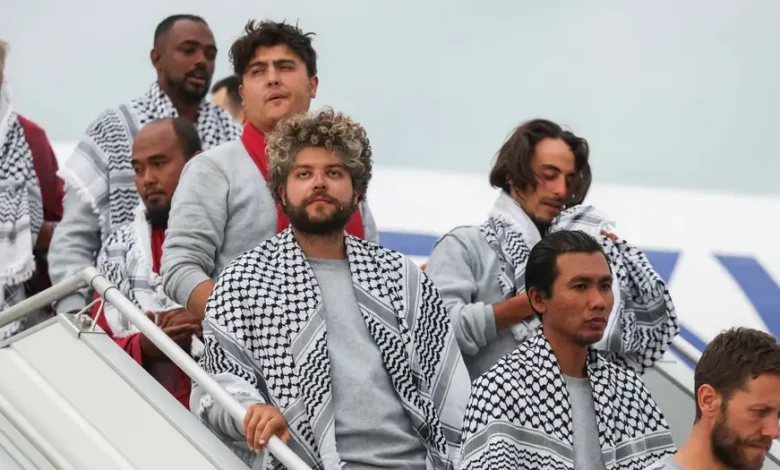 Llegan a Turquía activistas de flotilla para Gaza