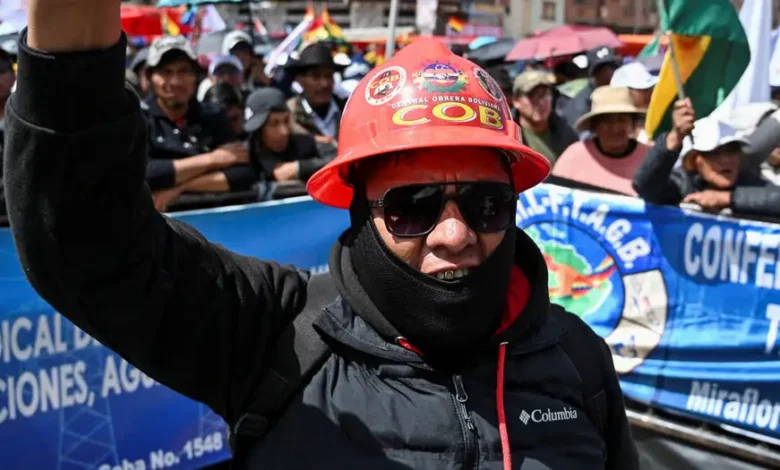 Principal sindicato de Bolivia se declara en paro indefinido
