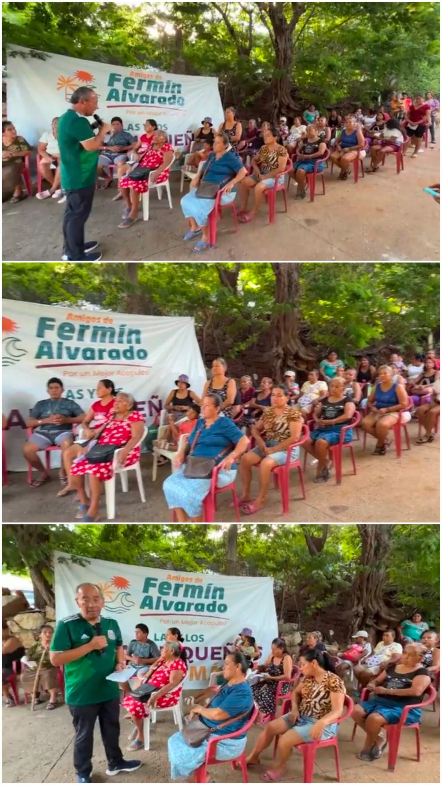 Fermín Alvarado llamó vecinos en la colonia Miguel de la Madrid