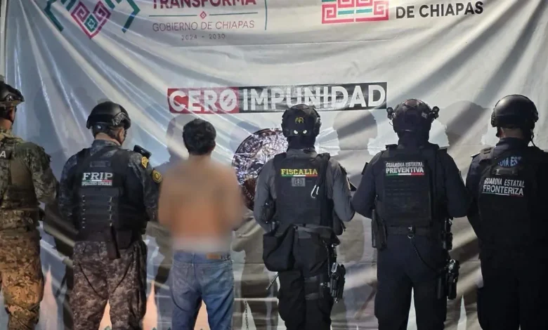 Detienen en Chiapas a presunto miembro de la MS-13