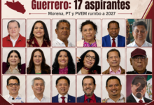 Morena Guerrero 17 aspirantes rumbo a 2027