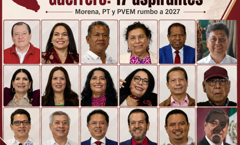 Morena Guerrero 17 aspirantes rumbo a 2027