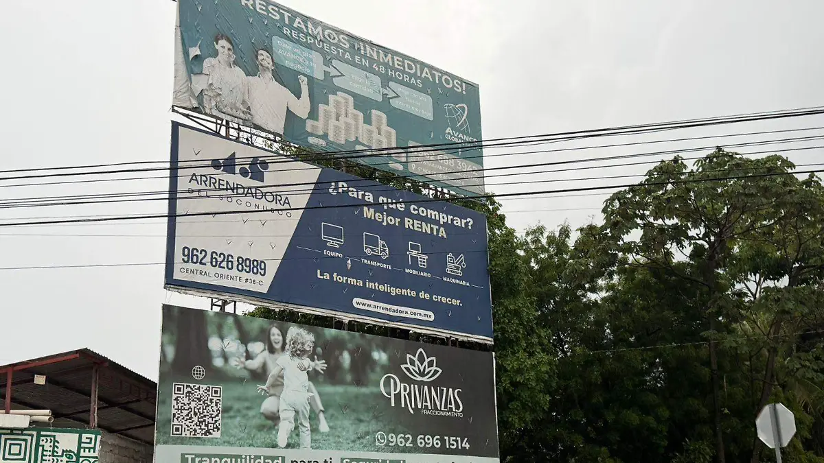 Protección Civil retirará espectaculares que representen riesgo