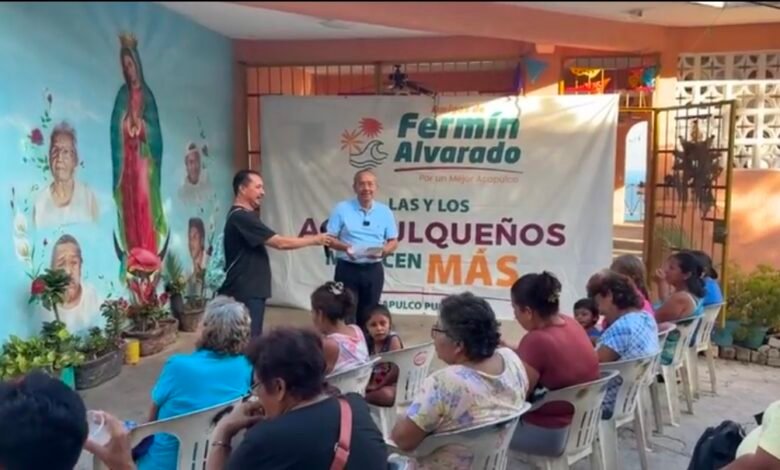 Fermín Alvarado plantea nuevo rumbo para rescatar Acapulco.