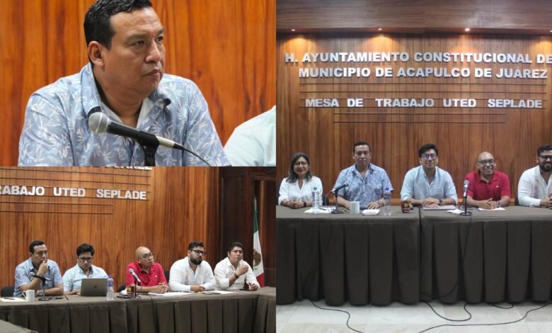 Juan Carlos Manrique García durante mesa de trabajo sobre transparencia y diseño de indicadores en Acapulco