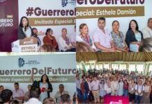 Esthela Damián durante la presentación del proyecto Guerrero del Futuro en el Tecnológico de Acapulco