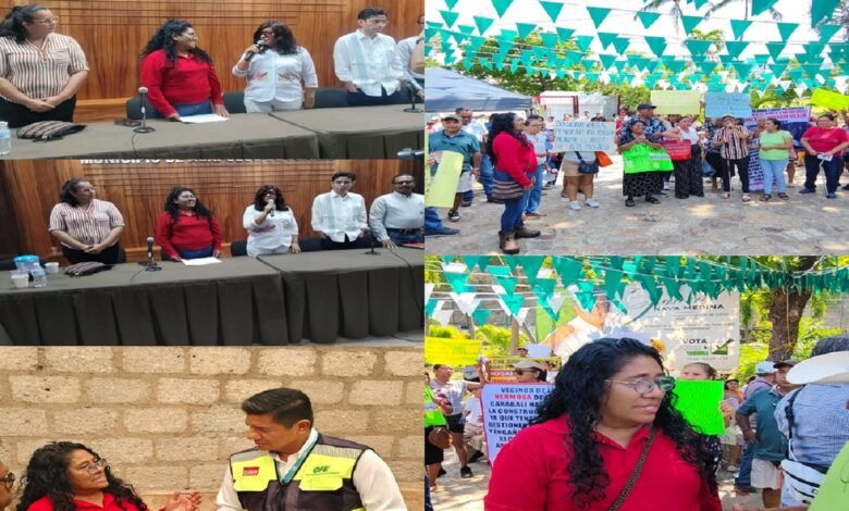 Vecinos exigen obras y servicios a Leticia Lozano en Acapulco