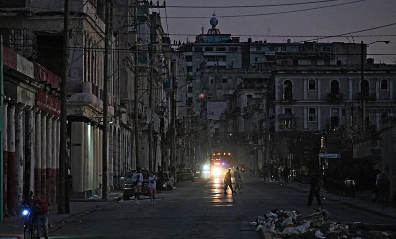 Apagón nacional en Cuba deja a la isla sin electricidad