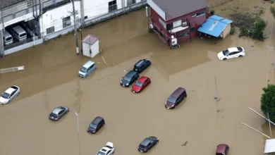 Lluvias en Japón dejan cuatro muertos y caos en Narita