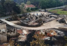 Obuses de la Segunda Guerra Mundial en Francia tras incendio