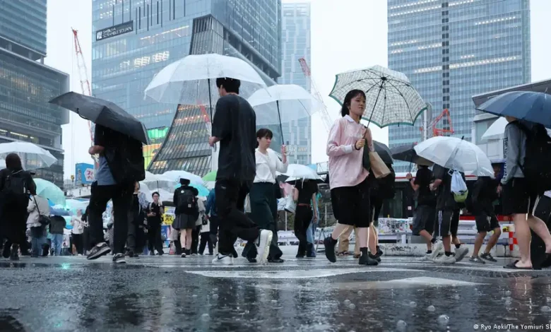 Alerta máxima por lluvias en Japón se extiende al sur de Tokio+