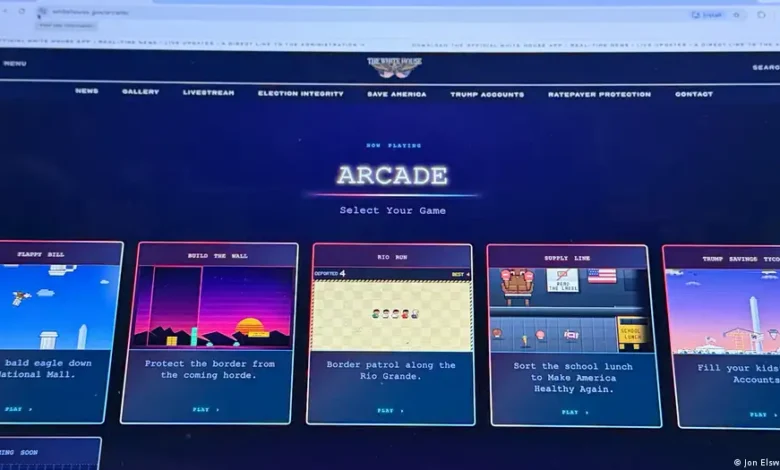 Casa Blanca lanza videojuegos sobre deportaciones