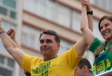 Flávio Bolsonaro contra Lula miles marchan en São Paulo