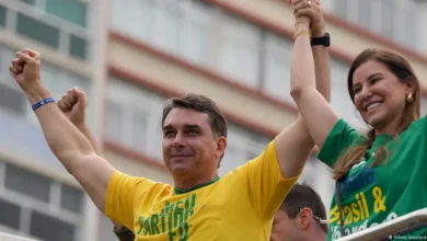 Flávio Bolsonaro contra Lula miles marchan en São Paulo